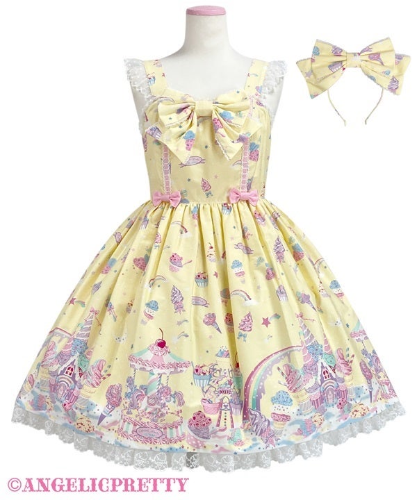 Milky Planet Ribbon JSK Set by Angelic Pretty