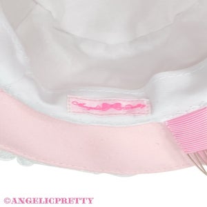 Airy Heart Gift Ribbon Mini Hat by Angelic Pretty