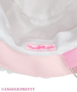Airy Heart Gift Ribbon Mini Hat by Angelic Pretty Airy Heart Gift Ribbon Mini Hat by Angelic Pretty