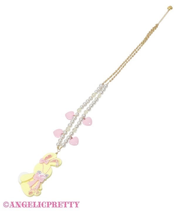 Cute Lyrical Bunny Necklace by Angelic Pretty