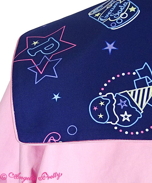Neon Star Diner Sailor Blouson by Angelic Pretty