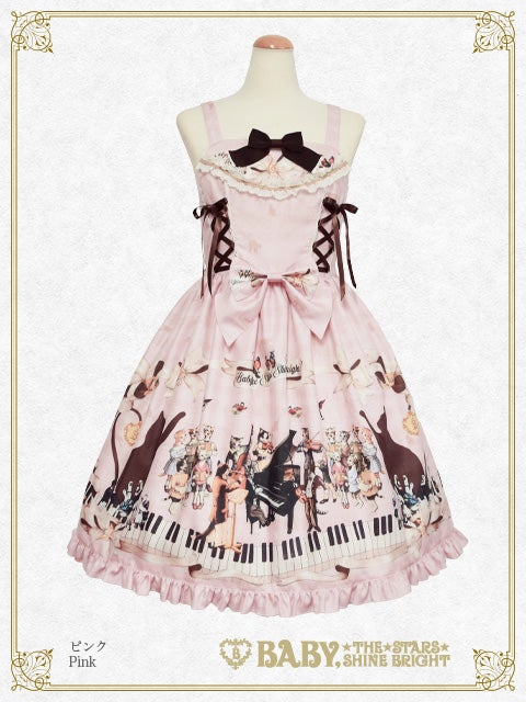 RT-6231808264　BABY Meow Meow Symphony Meow Meow Symphony Lace up JSK by Baby, the Stars Shine Bright
