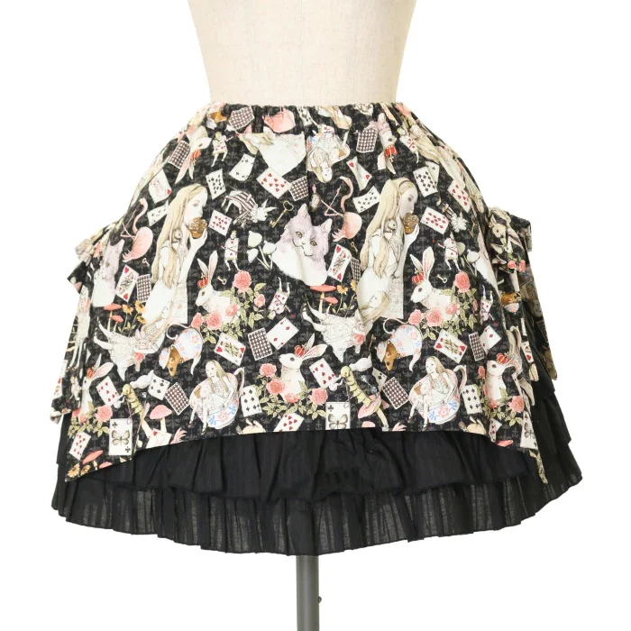 alice auaa gothic スカート black peace now Peace Now ~ Alice Print Skirt (2012) by Black Peace Now