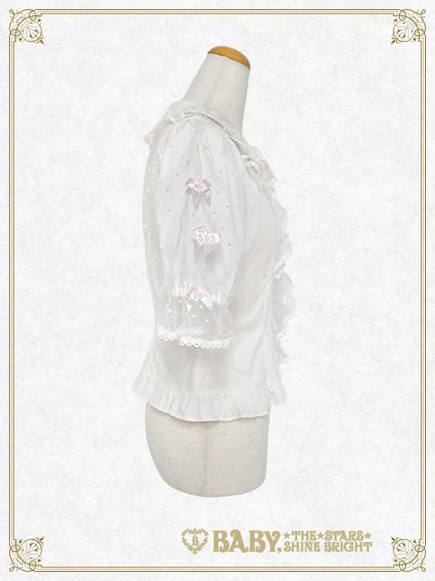 Little Kitten Lucy ♡ Dot Tulle Blouse by Baby, the Stars Shine Bright
