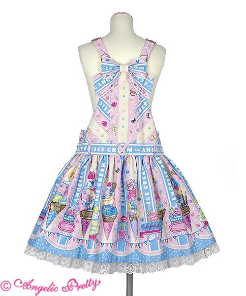 Ice Cream Parlor Salopette by Angelic Pretty