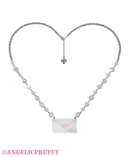 Lovely Love Letter Necklace by Angelic Pretty