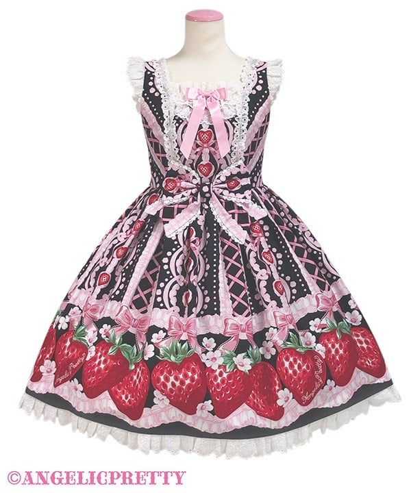 Decoration Strawberry JSK by Angelic Pretty