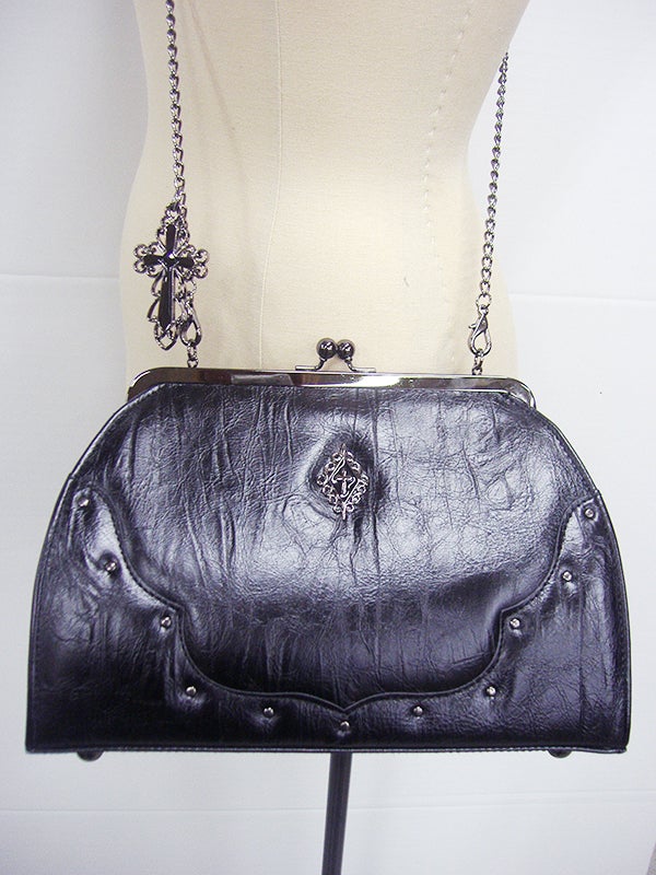 Cross Motif Clasp Bag by Black Peace Now