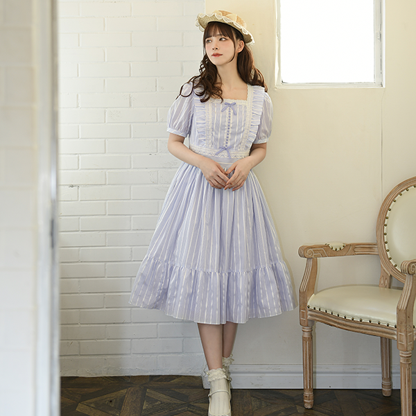 Melody BasKet Fresh stripeワンピース Fresh Stripe OP by Melody BasKet