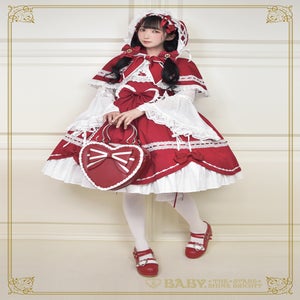 Sweetie Fairy taleあかずきんちゃんジャンパースカート(黒×白) uDYzcEiaLIfoVpAKWIVHK3w6I5L6oF