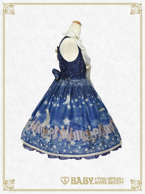 BABY 〜夜空のおくりもの〜柄 meteore ワンピース Le ciel étoilé ~Night Sky's Gift~ Météore JSK by Baby, the Stars