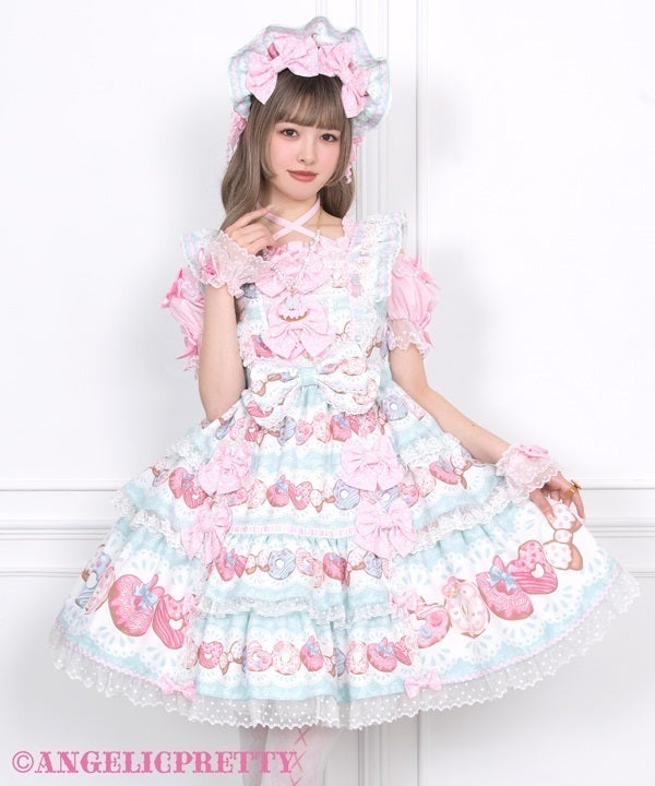 Dreamy Fancy Doughnut Tiered JSK Set by Angelic Pretty