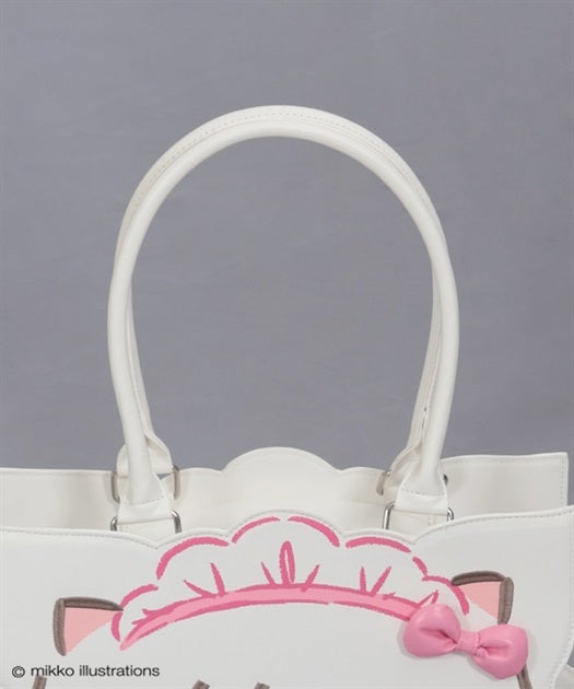 Kawaii ~ Mousse Face Tote Bag by Axes Femme