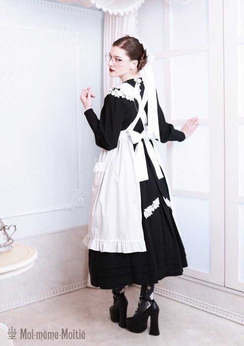 Gardenia Pintuck Apron by Moi-même-Moitié