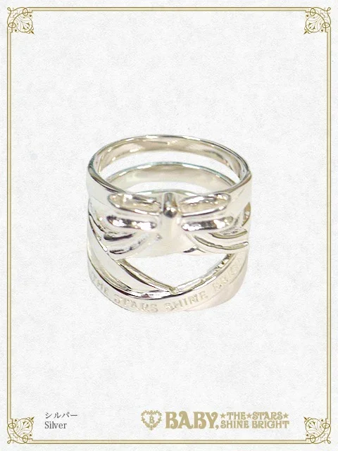 Lace Up Ribbon Ring (2023) by Baby, the Stars Shine Bright