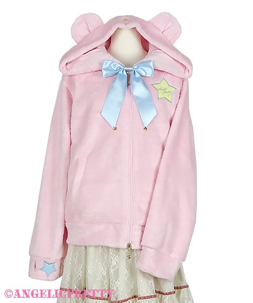 Fluffy Milky Bear Parka by Angelic Pretty