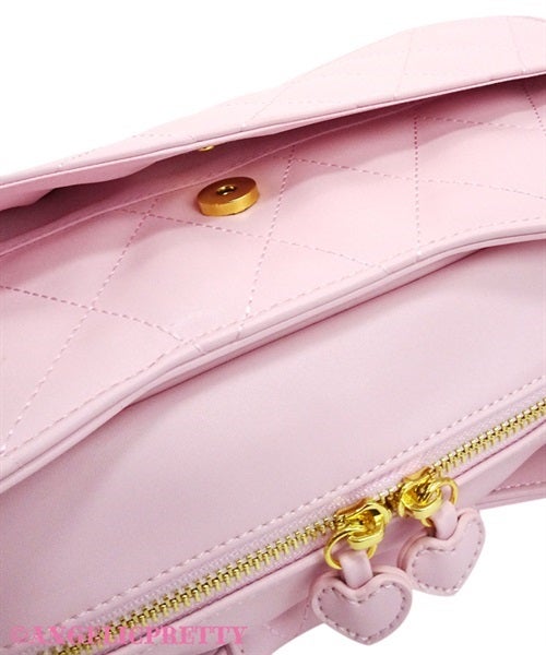 Quilted Gem Ribbon Bag by Angelic Pretty
