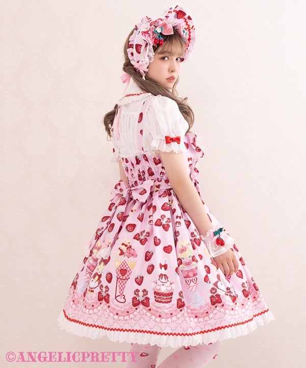 Lyrical Bunny Parlor JSK ピンク Lyrical Bunny Parlor JSK by Angelic Pretty
