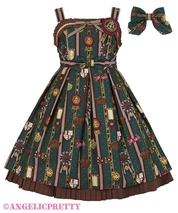 Chocolate Rosette JSK Set (2024) by Angelic Pretty