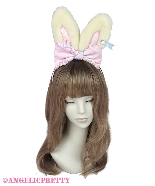 Moco moco Bunnys Head Bow by Angelic Pretty