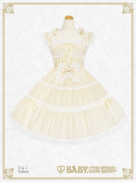 Innocent Ribbon Lace Shirring JSK by Baby, the Stars Shine Bright