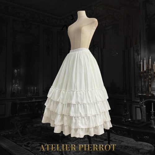 コスプレ衣装 ATELIER PIERROT Ruffle Chiffon Skirt Four-Tiered Ruffle Chiffon Skirt by Atelier Pierrot