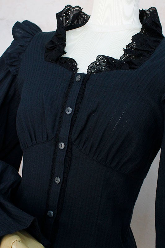 Stripe Lady Blouse by Victorian Maiden
