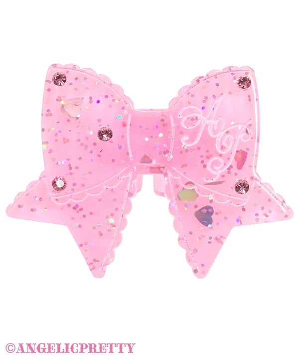 Glitter Ribbon Ring (2024) by Angelic Pretty