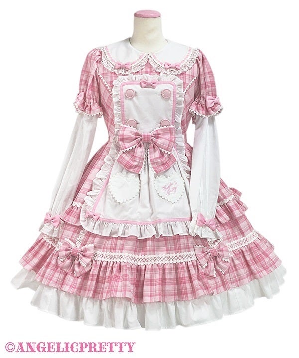 Sugary Tartan Check OP by Angelic Pretty