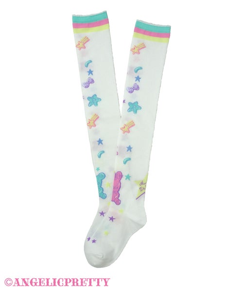 angelic pretty jelly candy toys オーバーニー Jelly Candy Toys OTKs by Angelic Pretty