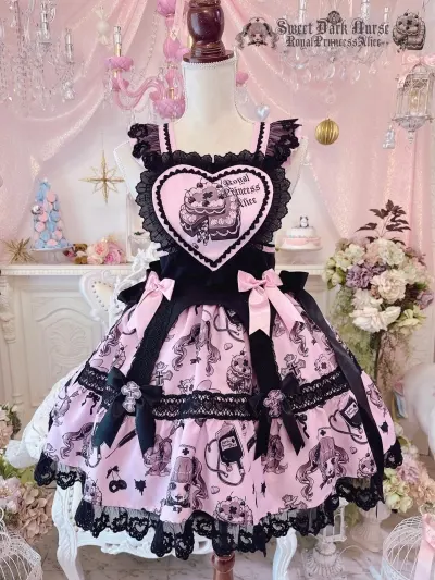 Sweet Dark Nurse JSK (Kuua Collaboration) by Royal Princess Alice