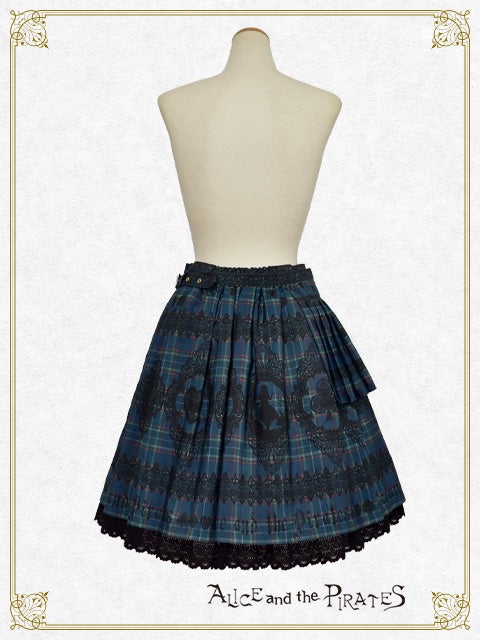 Alice's Cards Lace Tartan Check Pleated Skirt by Alice and the Pirates