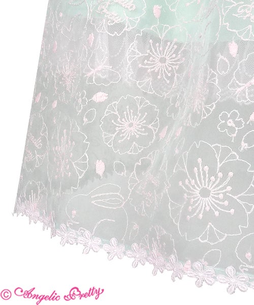 Rabbit's Happy Flower Banquet JSK by Angelic Pretty