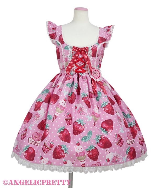 Fresh Strawberry Diner JSK by Angelic Pretty