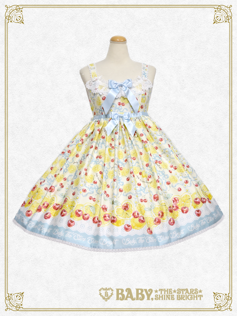BABY Cheerful Lemon柄JSK Cheerful Lemon JSK II by Baby, the Stars Shine Bright