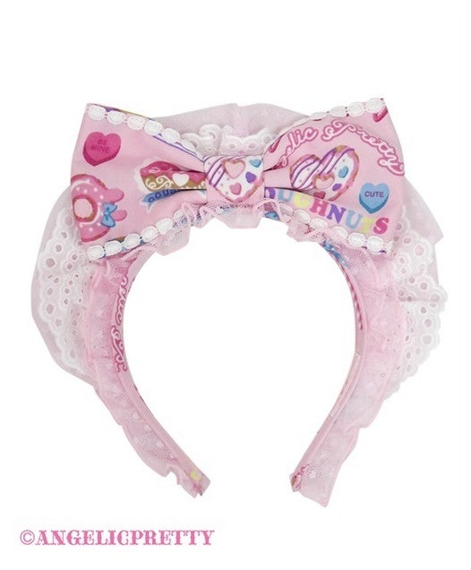 Toy's Donut Diner エプロンドレスset Toy's Donut Diner Apron Dress Set by Angelic Pretty