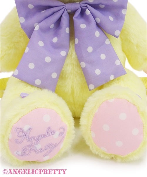 Cute Lyrical Bunny Plush Backpack by Angelic Pretty