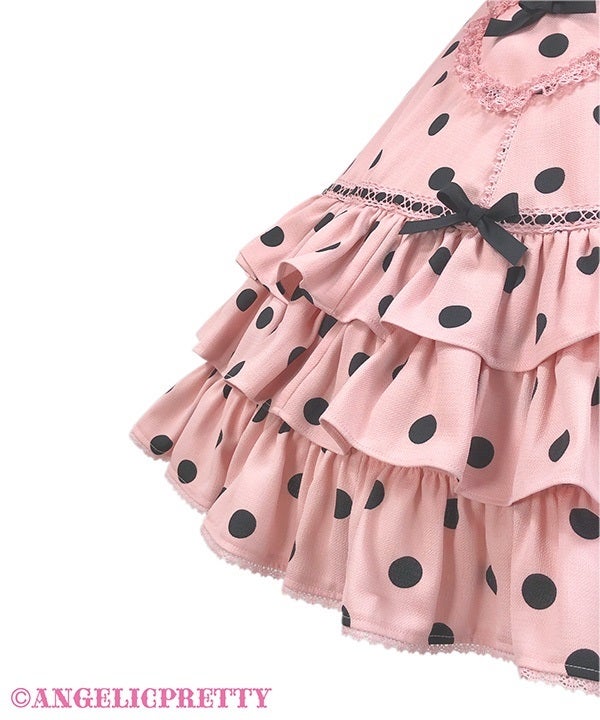 Cute Heart JSK Set (Polka Dot) [Shibuya Anniversary Fair Special