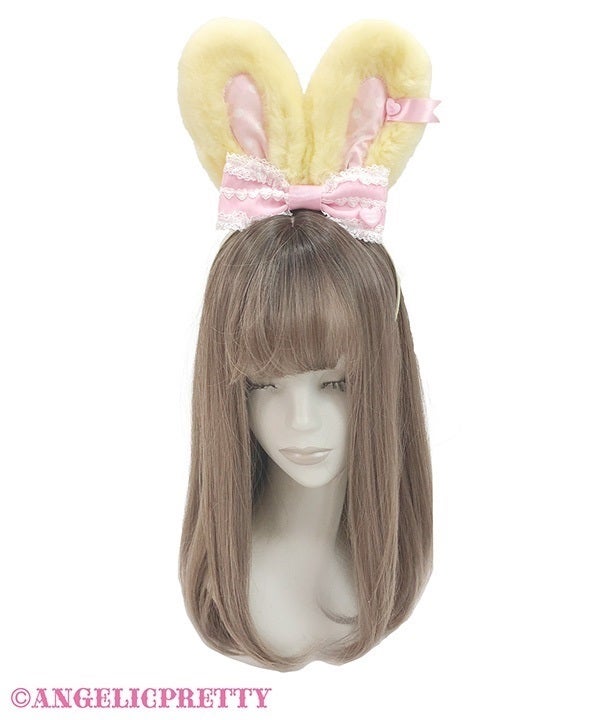 Heart Lyrical Bunny Headband by Angelic Pretty