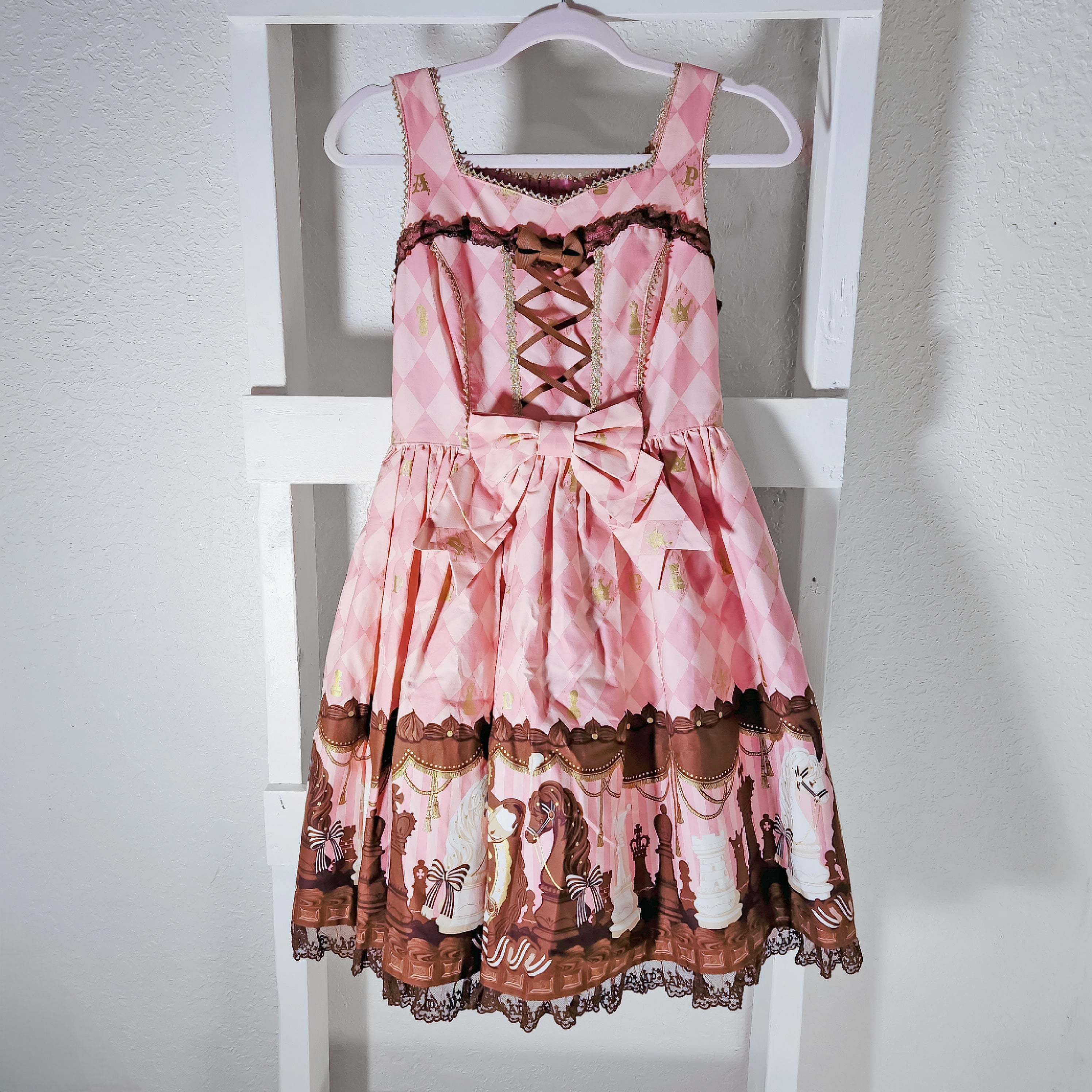 chess chocolateピンクJSK、KC Chess Chocolate JSK Set by Angelic Pretty