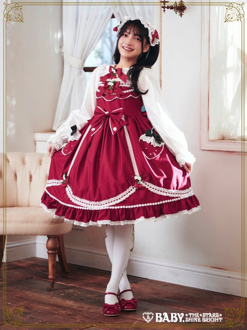 Swinging Strawberry JSK by Baby, the Stars Shine Bright