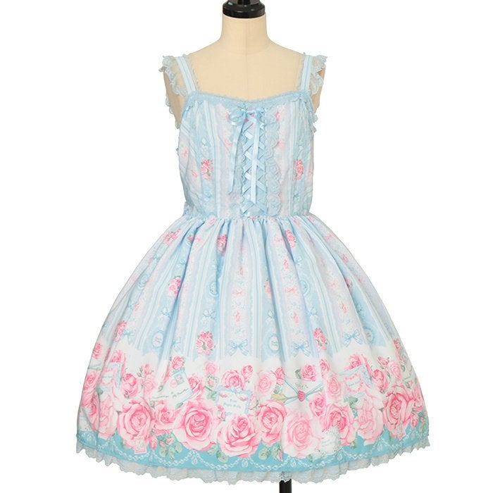 Romantic Rose Letter JSK Set (2018 2nd Release) by Angelic Pretty