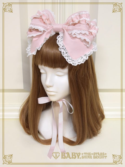 シャン・ドゥ・フルールリボンヘッドドレス Champ de Fleur Ribbon Headdress by Baby, the Stars Shine Bright