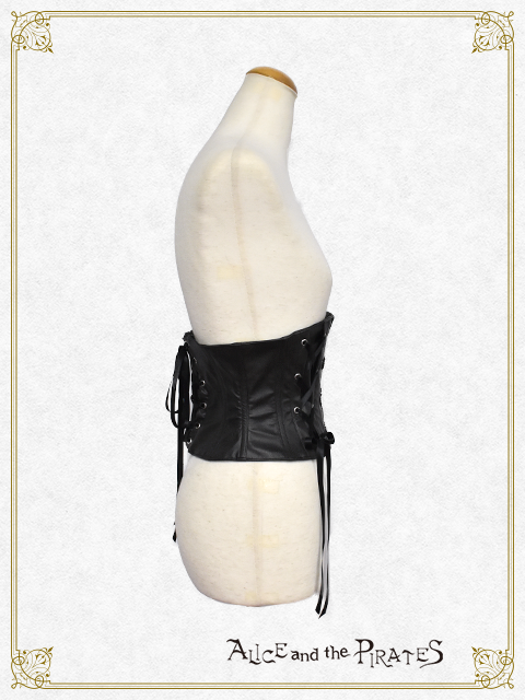 Fake Leather Corset by Alice and the Pirates