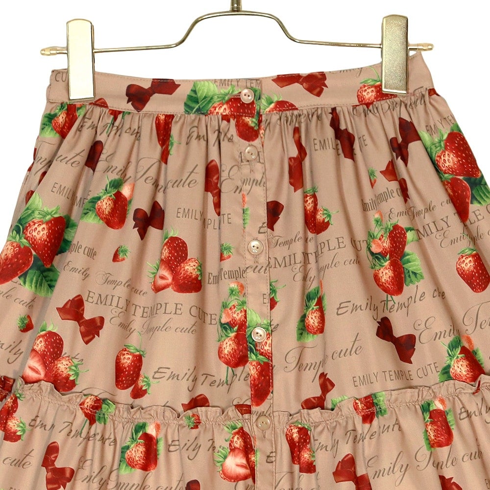 Mellow Strawberry Skirt by Emily Temple Cute