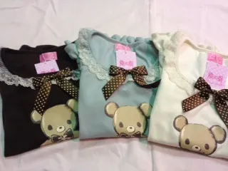 Sweet Cream Ginger Bear Cutsew by Angelic Pretty