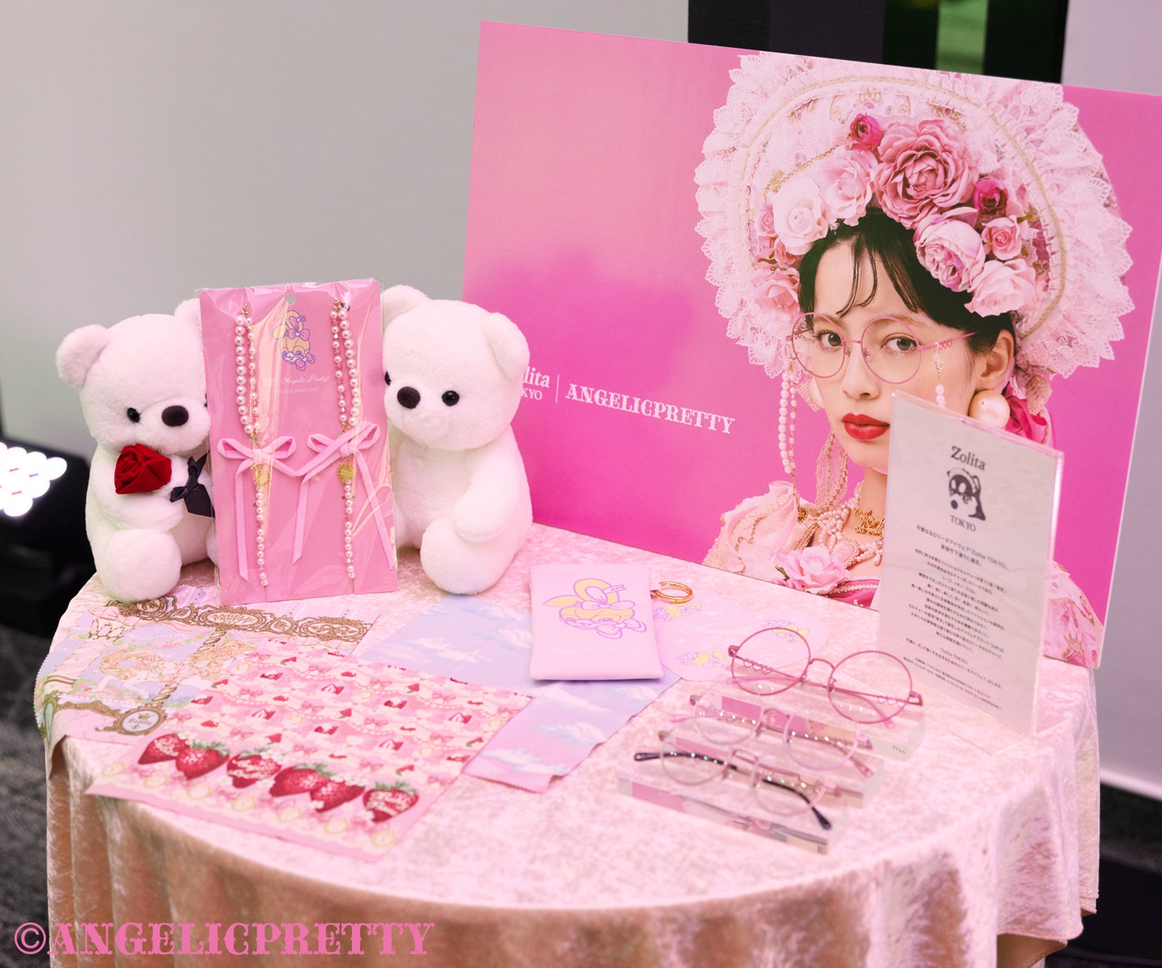 Classic Doll Pink Glasses [Angelic Pretty x Zolita Tokyo] by