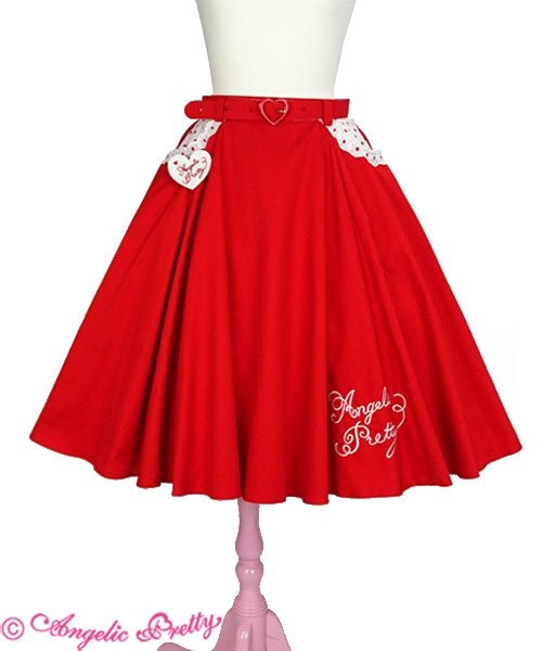 MTO] Milkshake Circular Skirt (2019) by Angelic Pretty