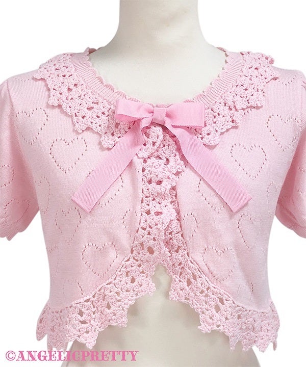 Heart Knit Bolero by Angelic Pretty