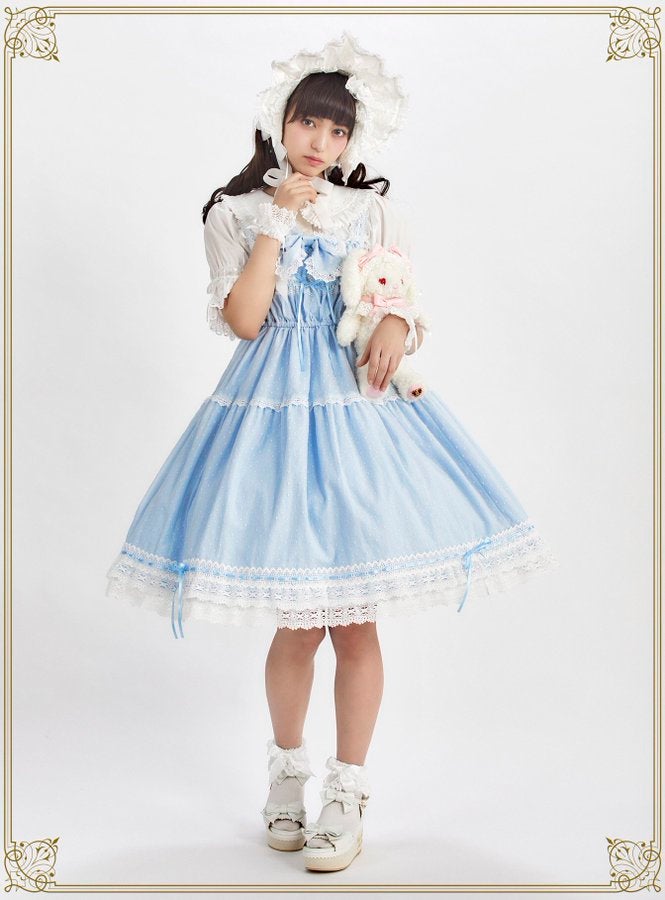 Snow Dot Babydoll JSK by Baby, the Stars Shine Bright